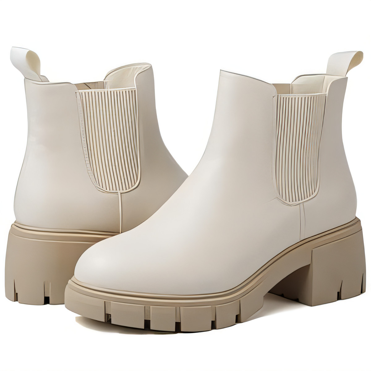 Women's Chelsea Boots Waterproof - Beige UK 6.5-image-f2fefa3b-d384-4551-8102-8dc4d3080e72-115741