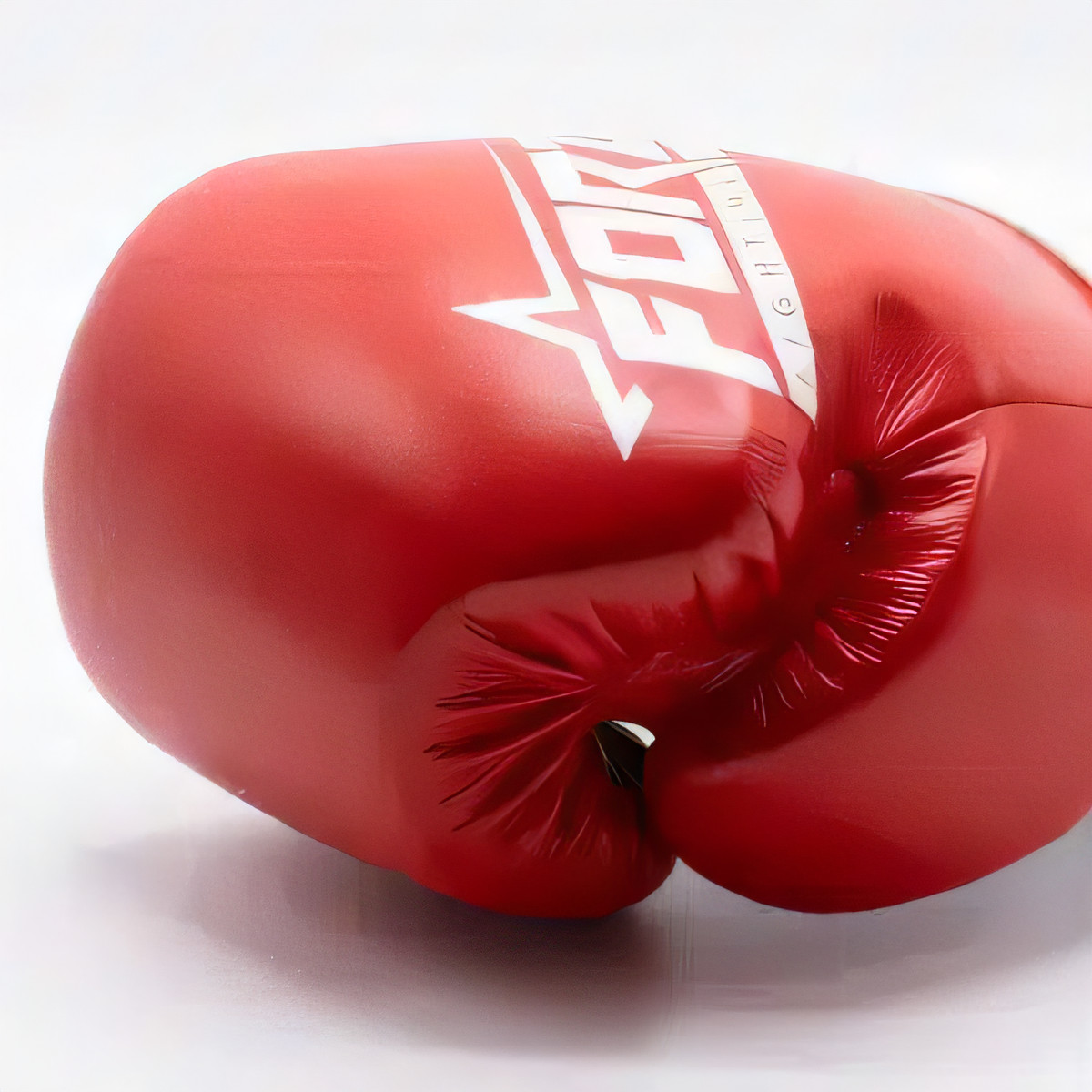 Boxing Gloves Vegan Microfiber - 16oz, White-Red-image-11b559a9-7c3a-499f-bf38-937763fcff21-268640