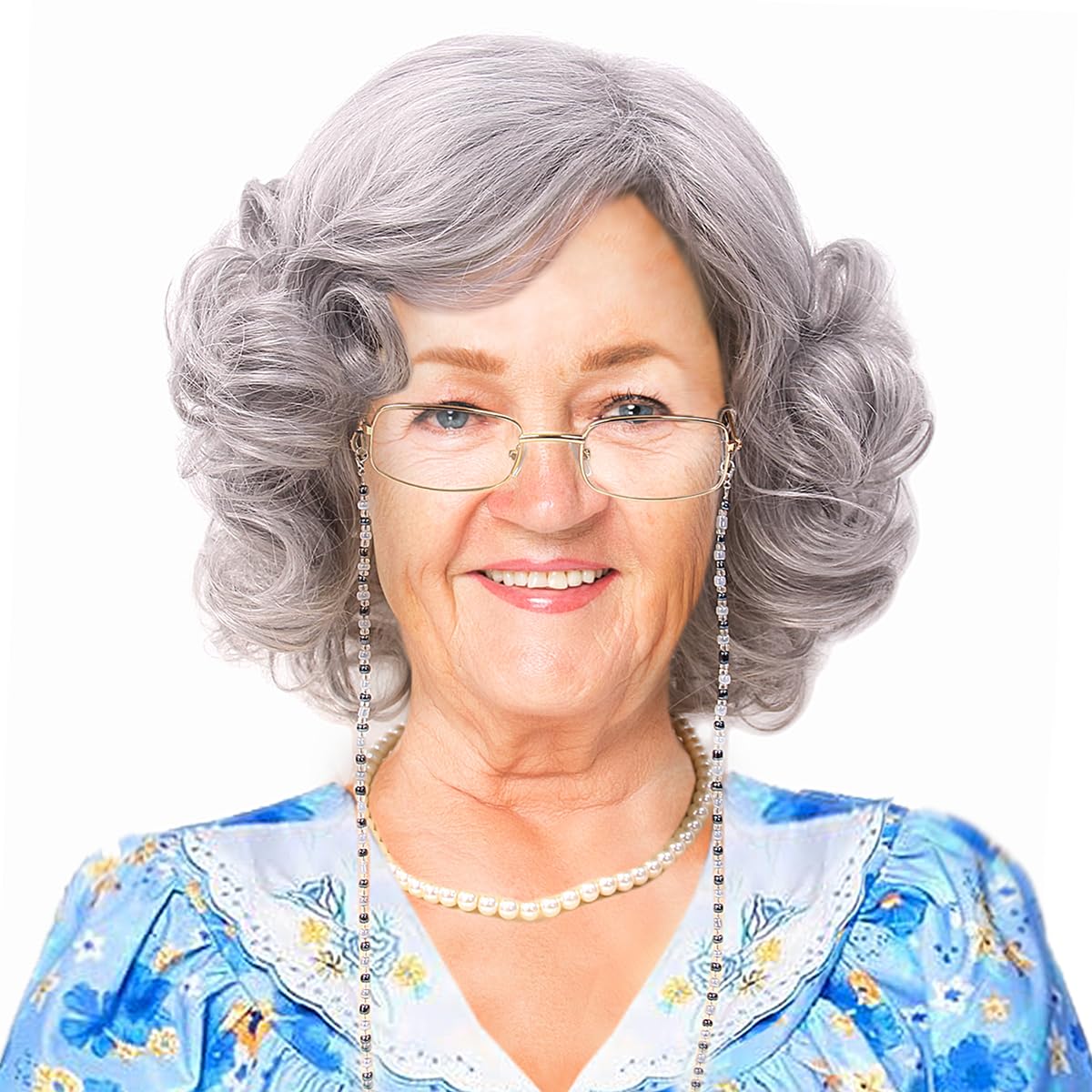Old Lady Curly Wig with Bangs - Grey Short Layered-image-0d9e2deb-649d-483f-b026-3d23d9534923-126190
