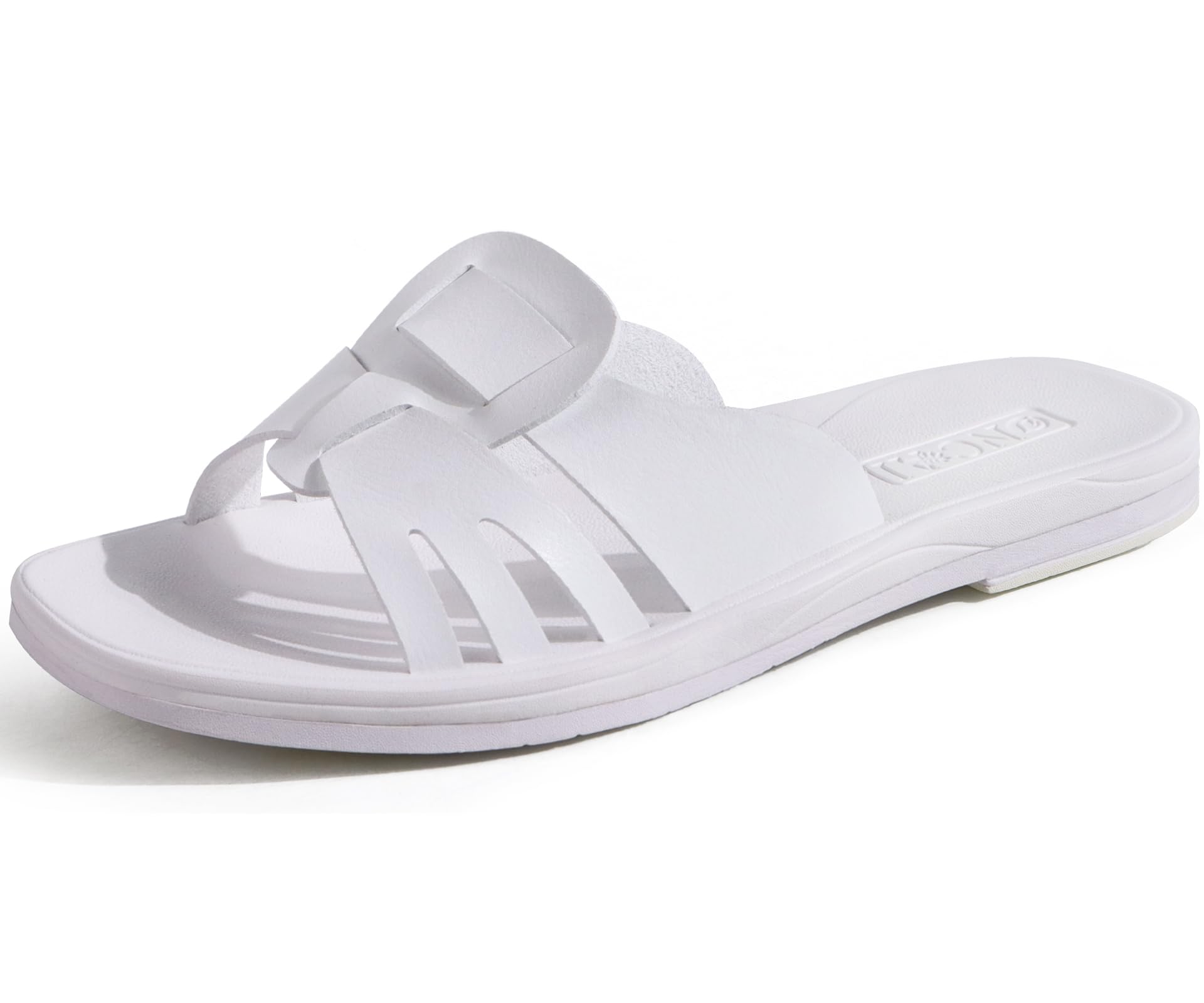 Women's Flat Slides Non-Slip - White UK 7-image-3159dee9-828d-466c-840a-4af442d859d9-266695