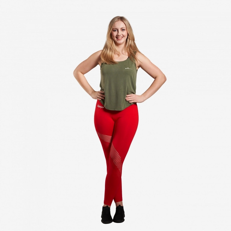 Forza High Waist Leggings - Fire Red - Small-image-ba18fc9b-54e6-43d1-9625-ae68e1d45ef7-268466