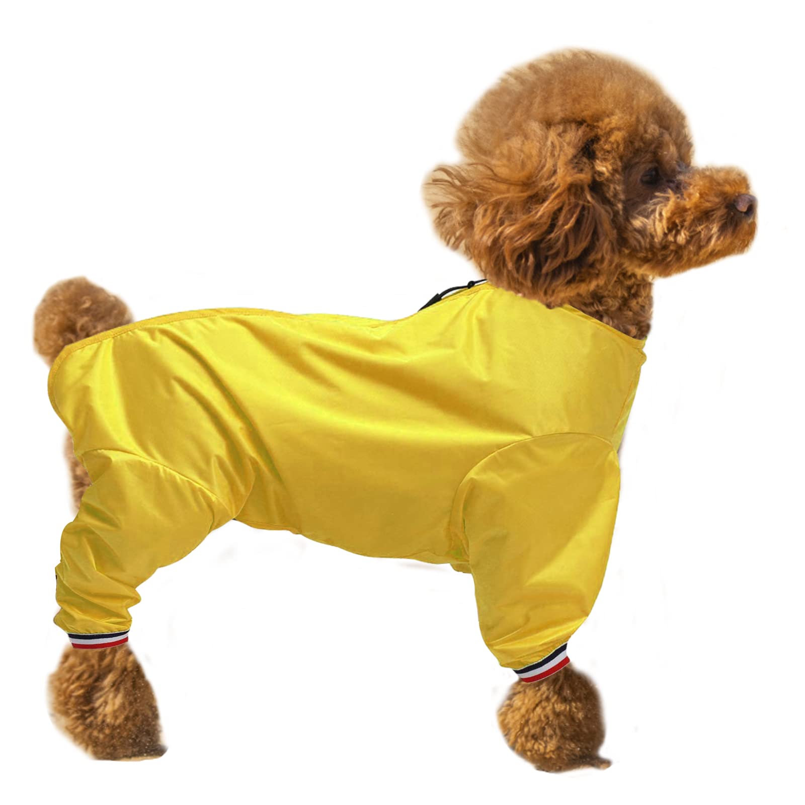 Dog Waterproof Raincoat with Legs - Yellow X-Small-image-c66de990-ad19-4fcf-bc4d-de14d0880cb3-126070