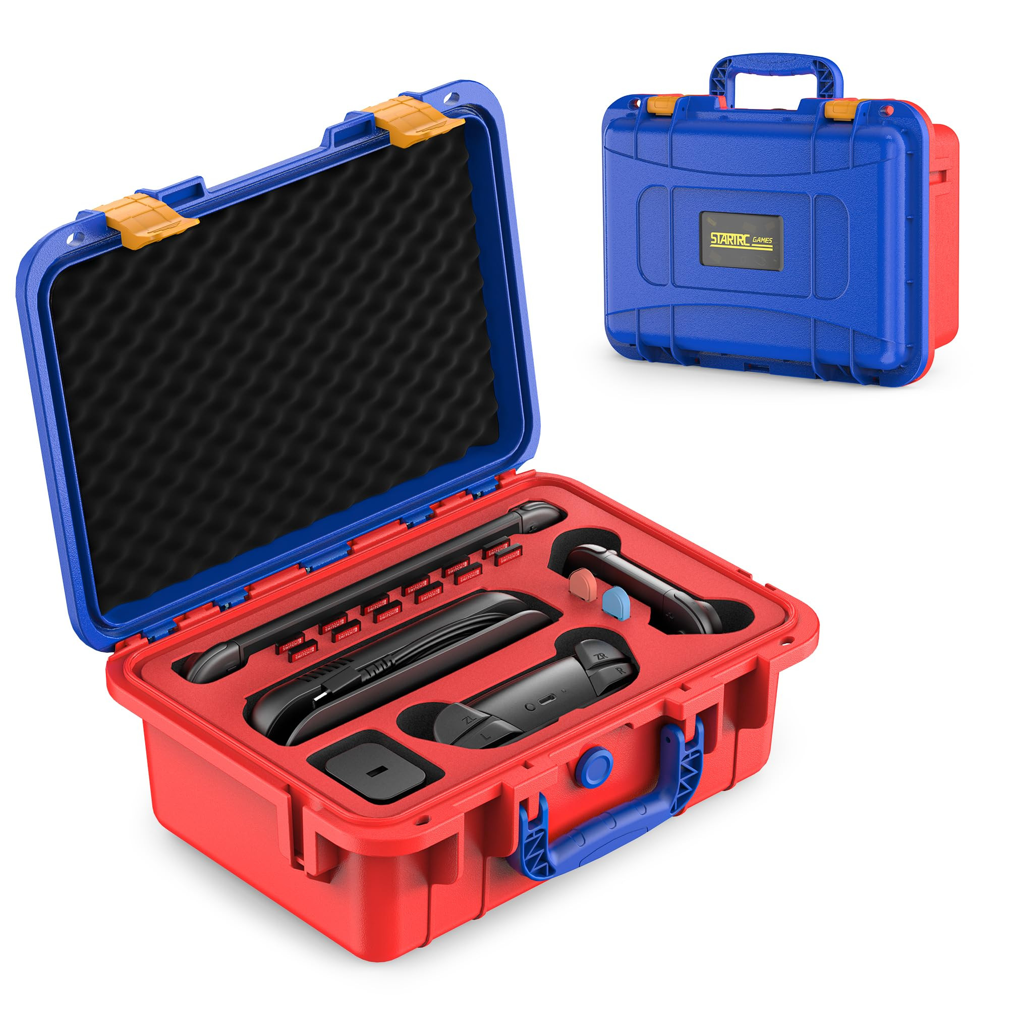 Hard Carrying Case for Switch 2 - Red & Blue 13.7*10*5.9-image-13691e97-5556-4eb9-afbf-6525f00817d1-471