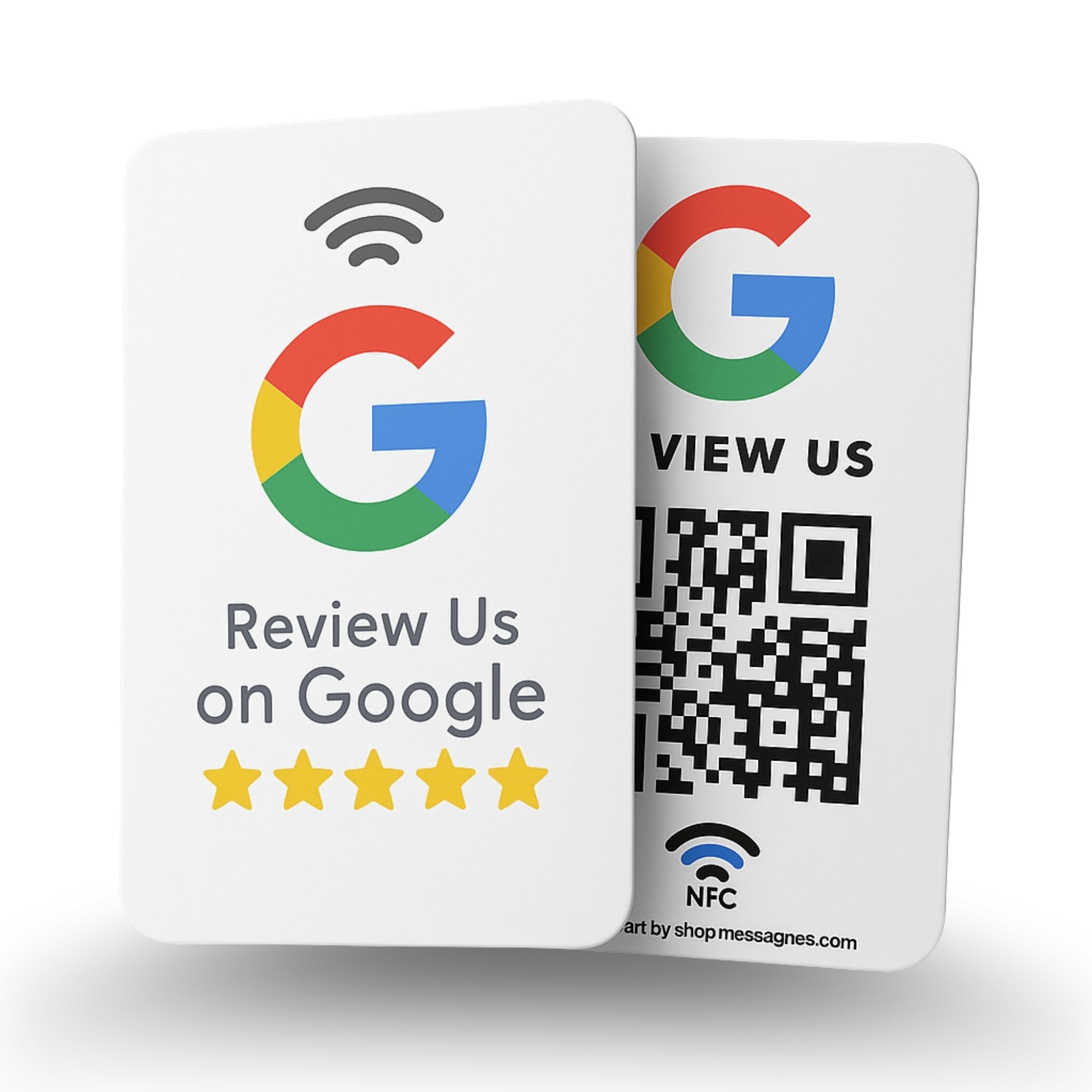 QR & NFC Google Review Cards Pack of 5 - White 8.6x5.5cm-image-5449d1aa-38b1-4c90-83f0-277cc9e9f395-134663