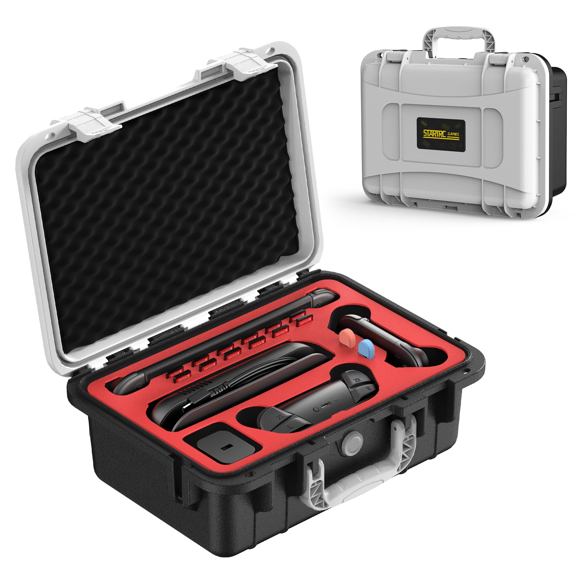Switch 2 Waterproof Carry Case - Black & White-image-4cf69943-2ffd-4090-9827-286f9fe8cd37-477