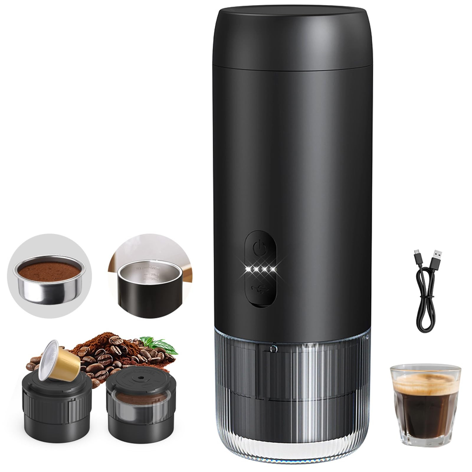 Portable Espresso Maker USB Rechargeable - Black KFJ-2S-image-19d27e1f-e0e5-4ad3-a8db-9ef7f024440b-269143