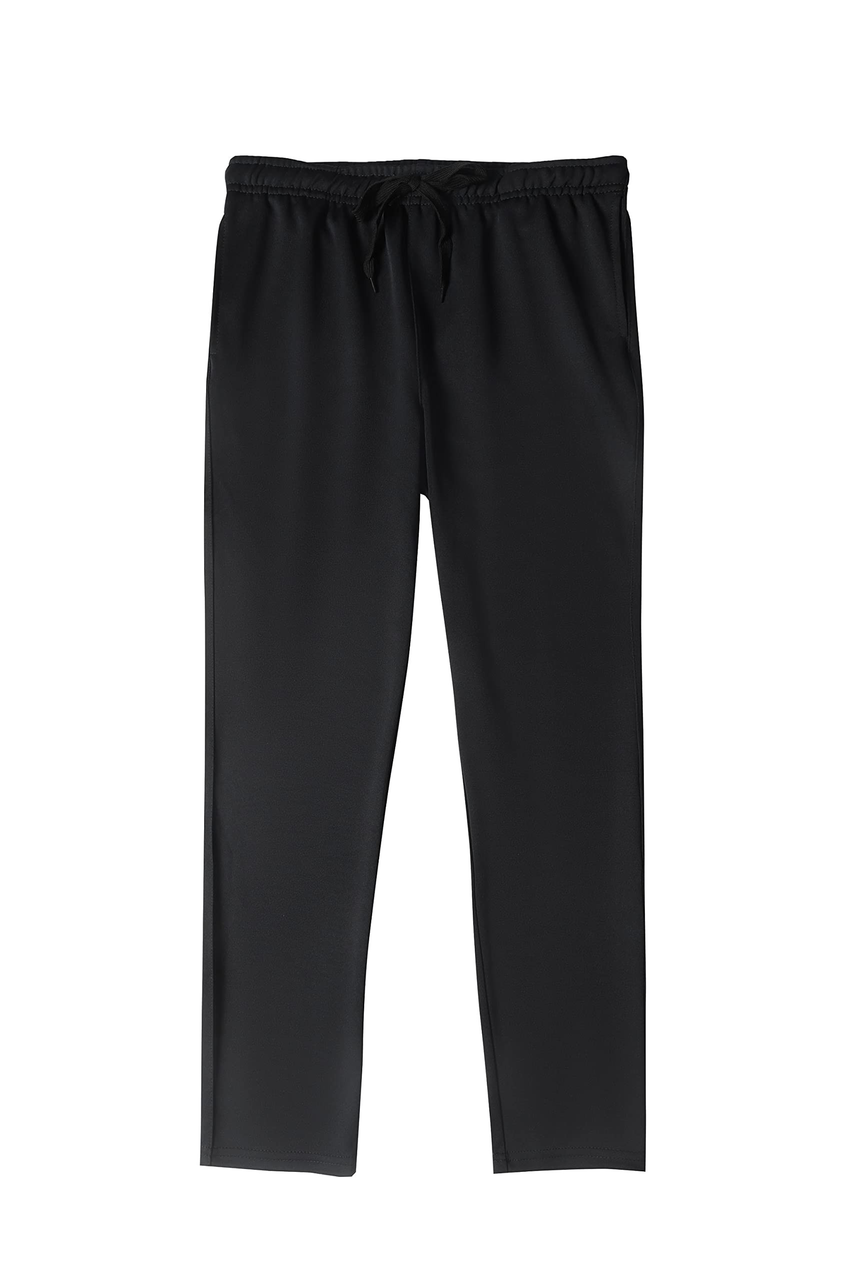 Boys' Jogger Sweatpants Drawstring Pockets - Black 7 Years
