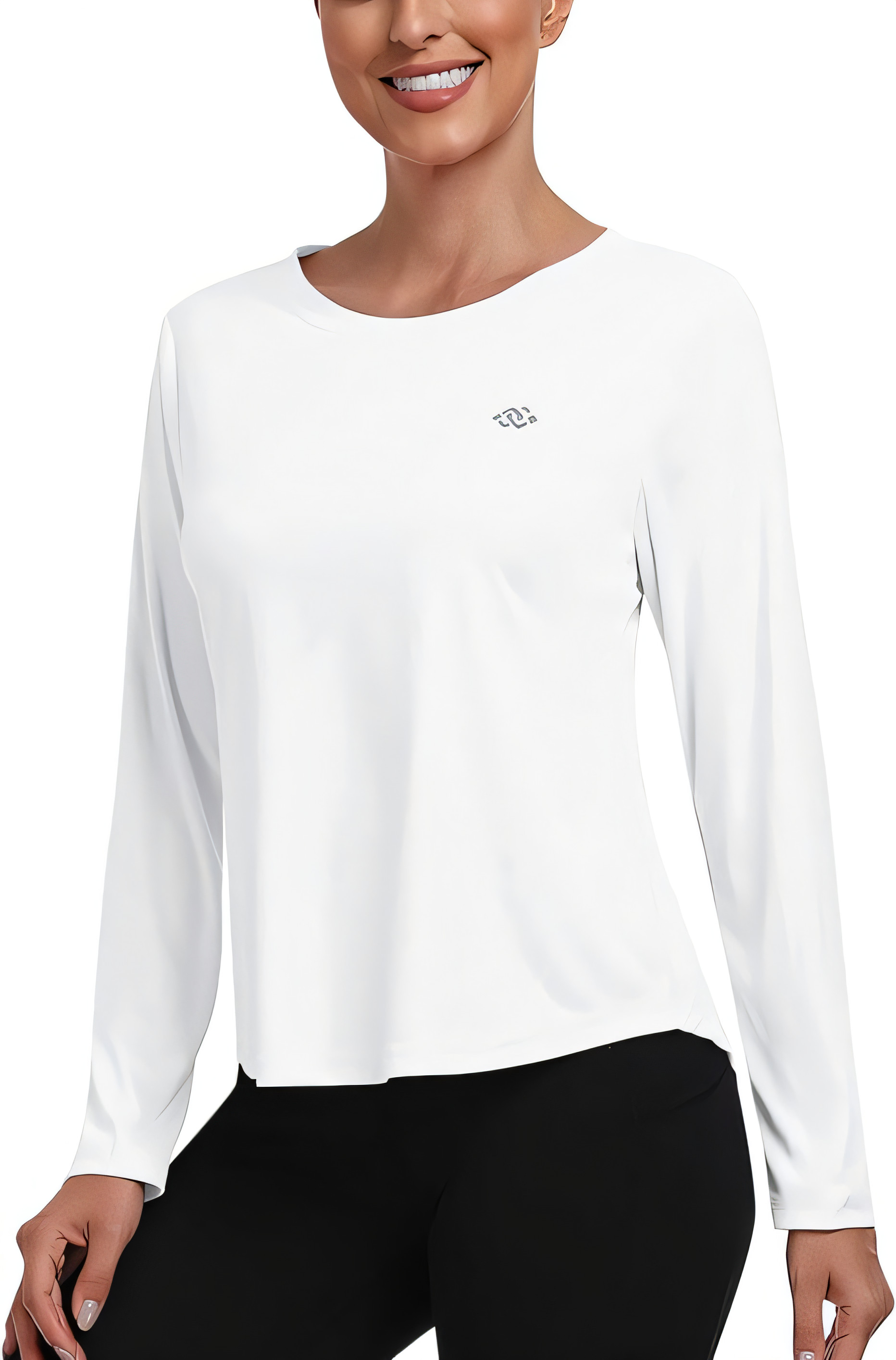 Women's Athletic UV Top - White M-image-2019902f-334b-44be-8192-a74b476d4705-111633