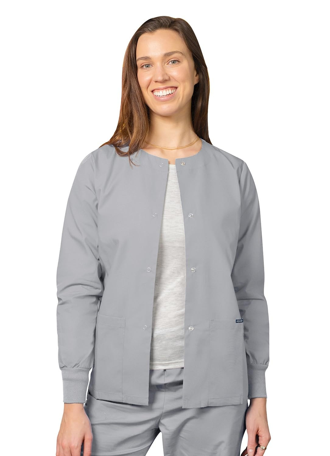 Women's Warm-Up Scrub Jacket - Silver Gray 5XL-image-3f5fc3f4-deff-4699-8b46-895094b1d6c9-1158