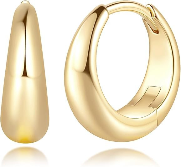 9CT Gold Hoop Earrings - Yellow Gold 20mm-image-5383cee1-25a4-4f72-a99f-9bc59309945b-138055