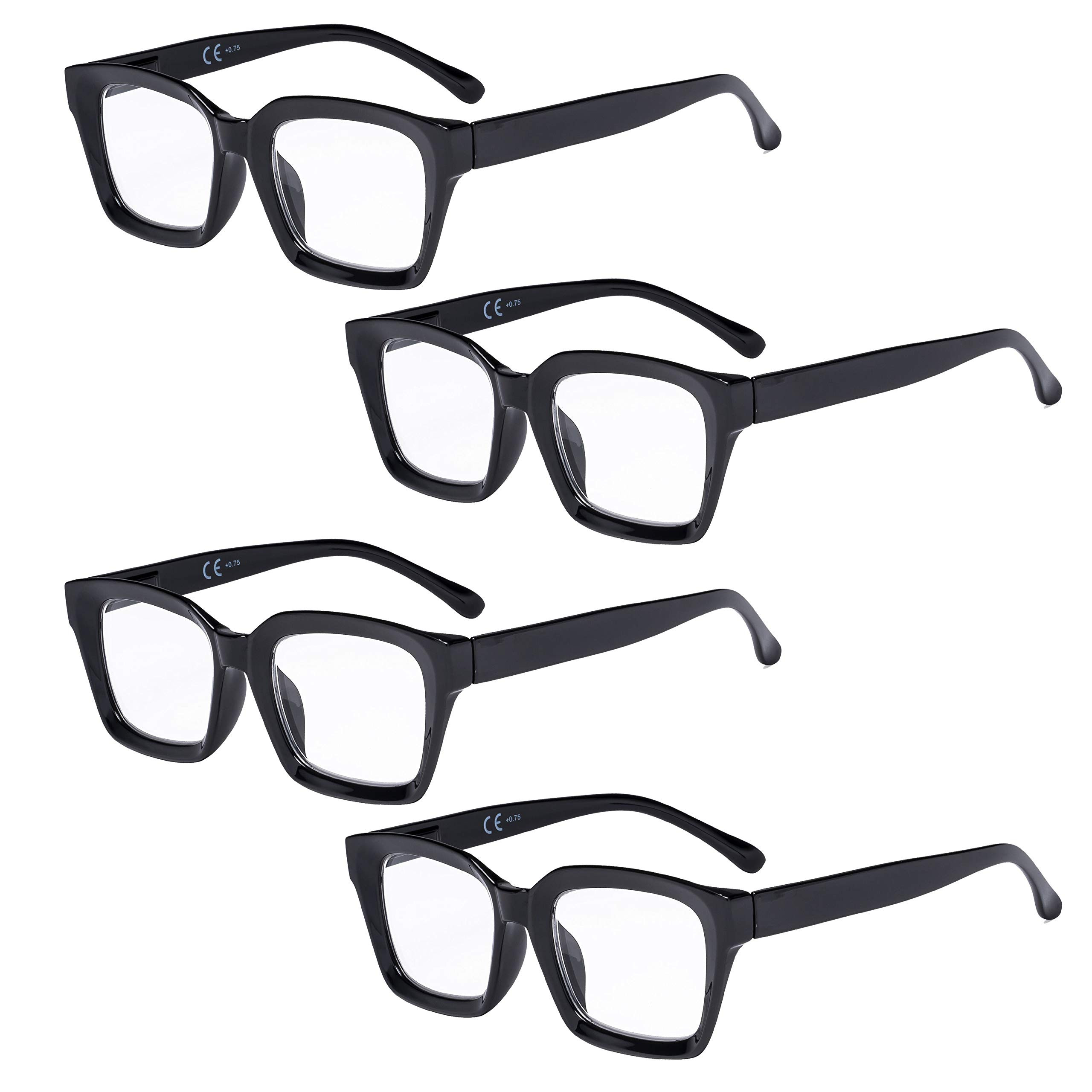 Ladies Reading Glasses 4 Pack - Black +3.00-image-b1352cde-eb8e-4727-b2f7-877ce7202401-264867