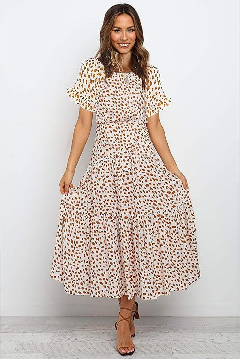Women's Summer Tunic Dress with Ruffles, Round Neck-image-432e3900-96ee-4a26-9f63-d89ce342e1d5-75917