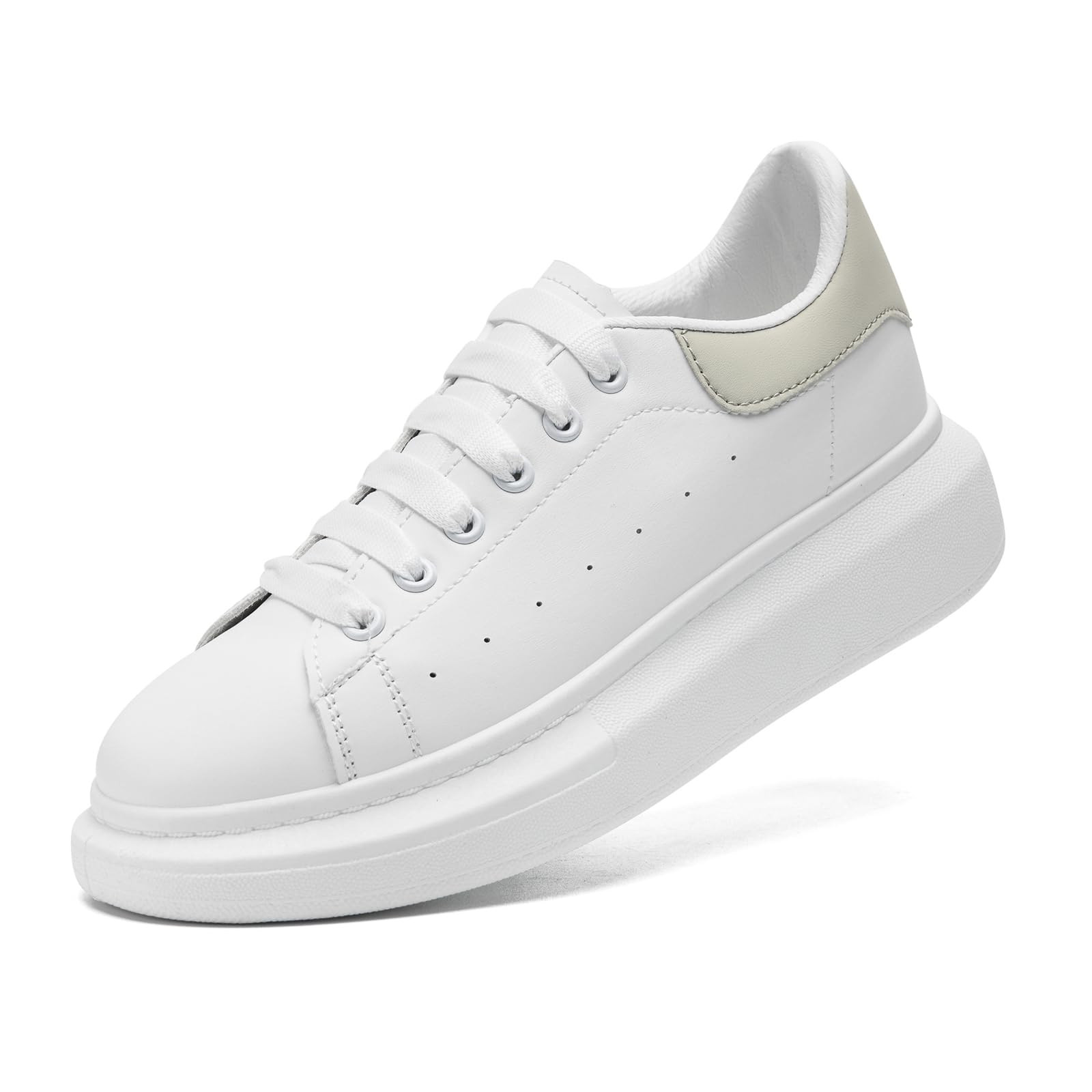 Women's Casual Trainers Lace-Up - Grey UK 7.5
