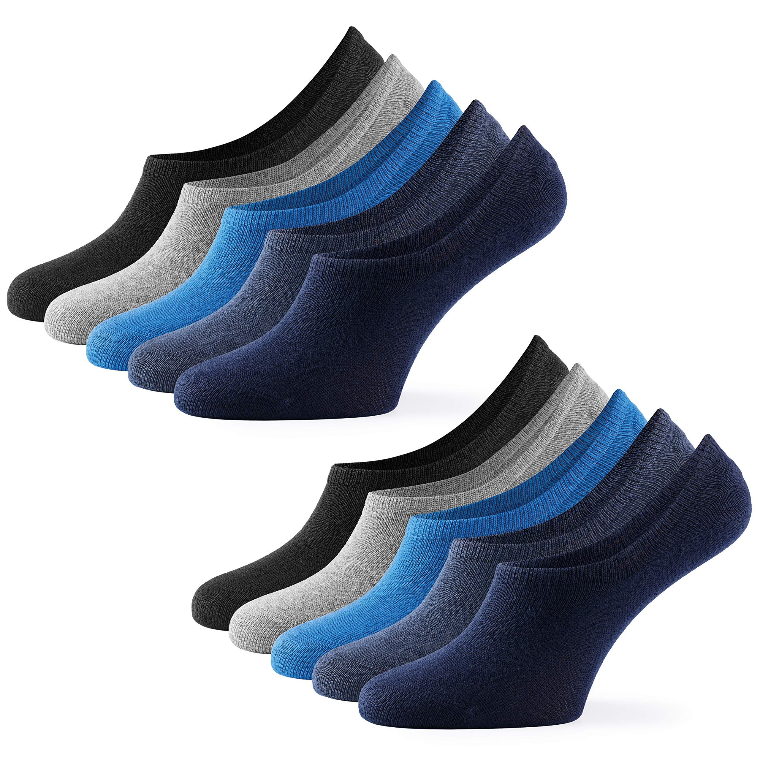 Men's No Show Socks 10 Pack - Jeans Colours UK 4-6-image-978b8c2d-f8a1-4ef5-817f-a998e05d8c40-127348
