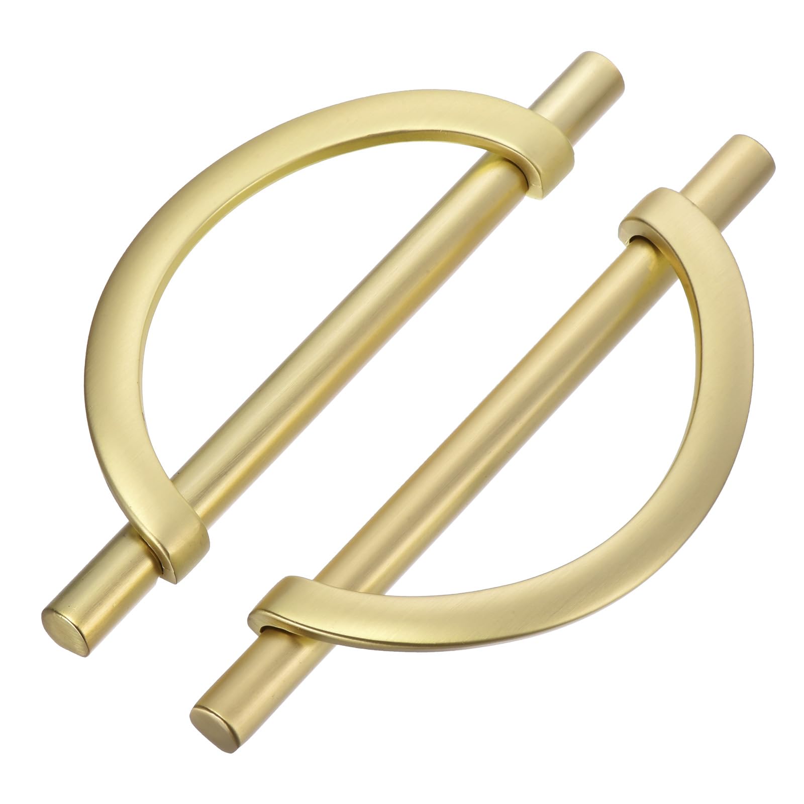 Half Moon Cupboard Handles 6 Pack - Gold 128MM-image-6ff8e6f8-3b04-459f-b6ef-726785ee77dc-264282