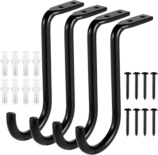 4pcs Heavy Duty U-Shaped Closet Rod Hangers-image-ac288124-392d-48fd-8b5e-4b5a76c37465-68346