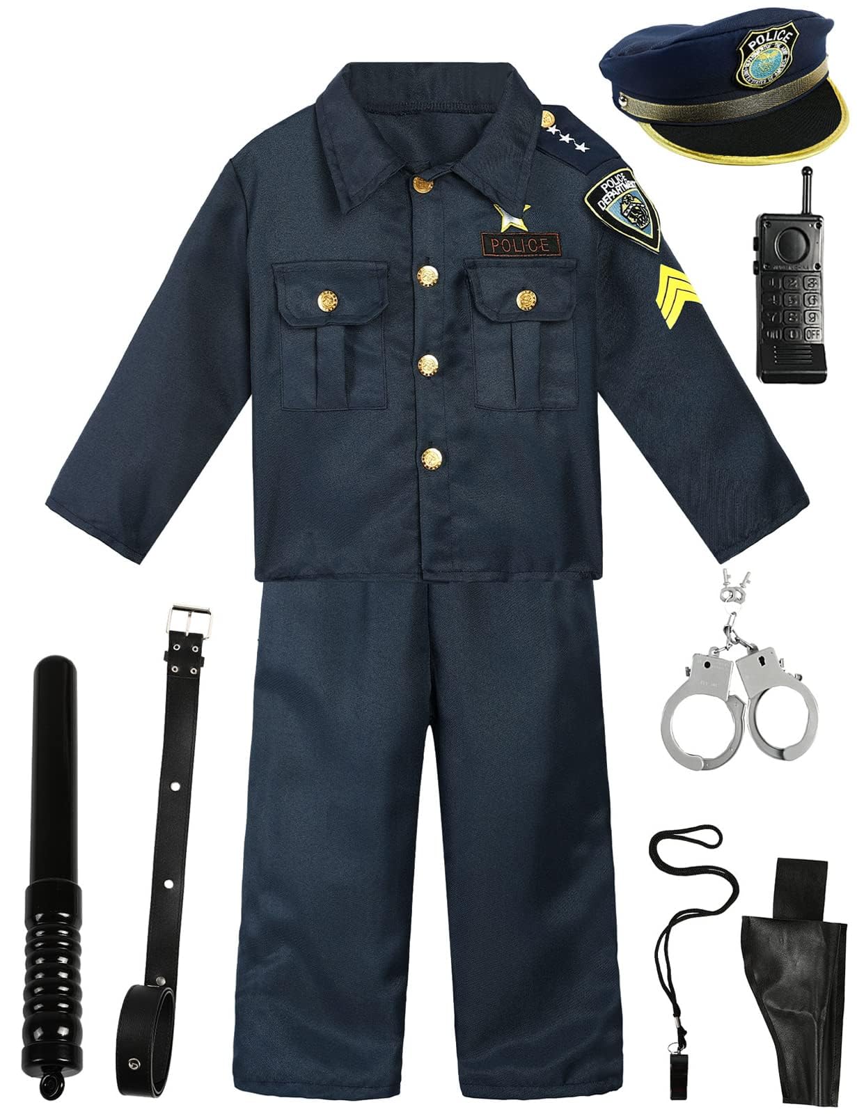 Kids Police Officer Costume Set - Blue 5-7 Years-image-7413a718-f56d-452d-b37a-9dfebcc4246f-125591