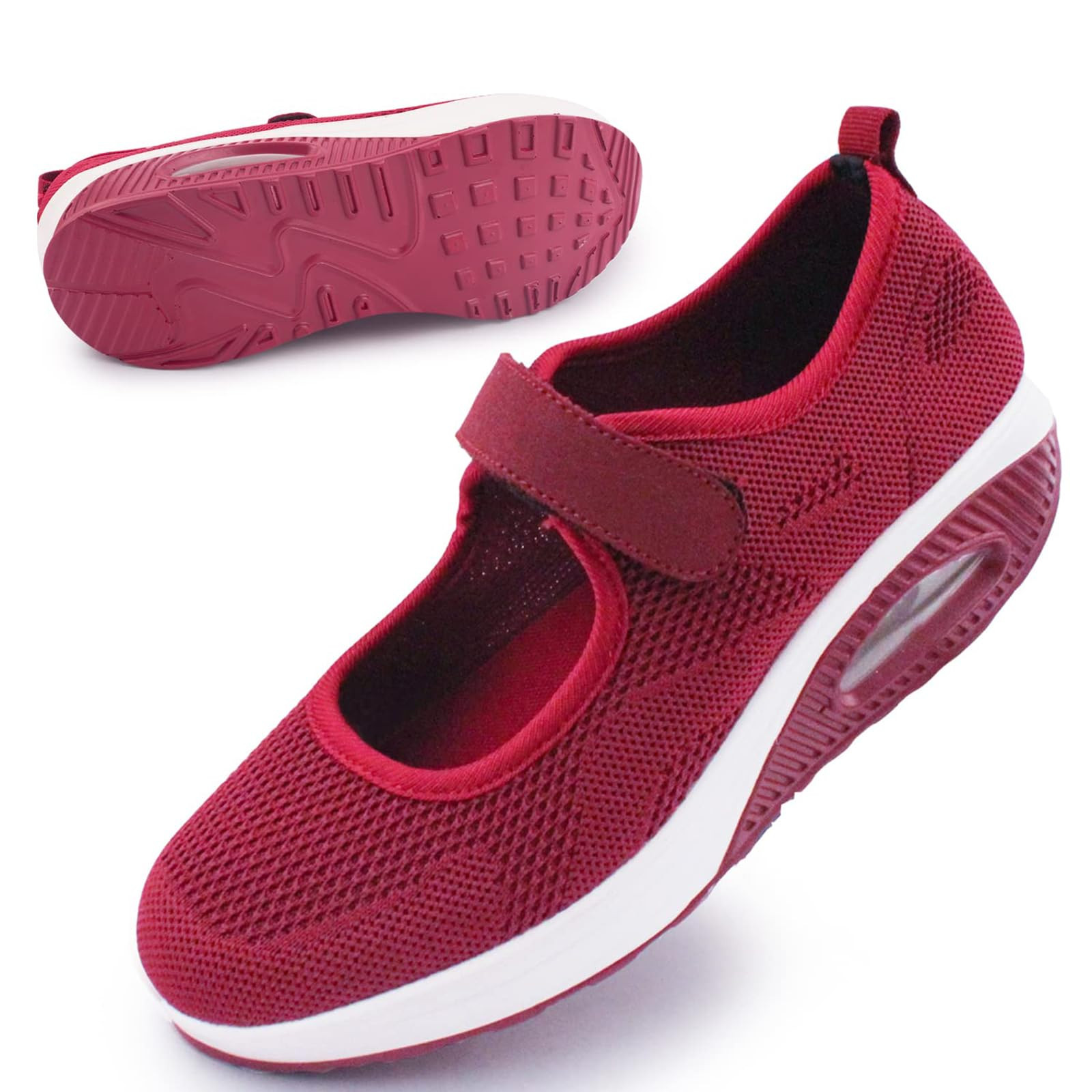Women's Nurse Shoes Lightweight - Ab Red UK 9-image-da43423a-d930-4241-89e6-d0f6be70f465-268935