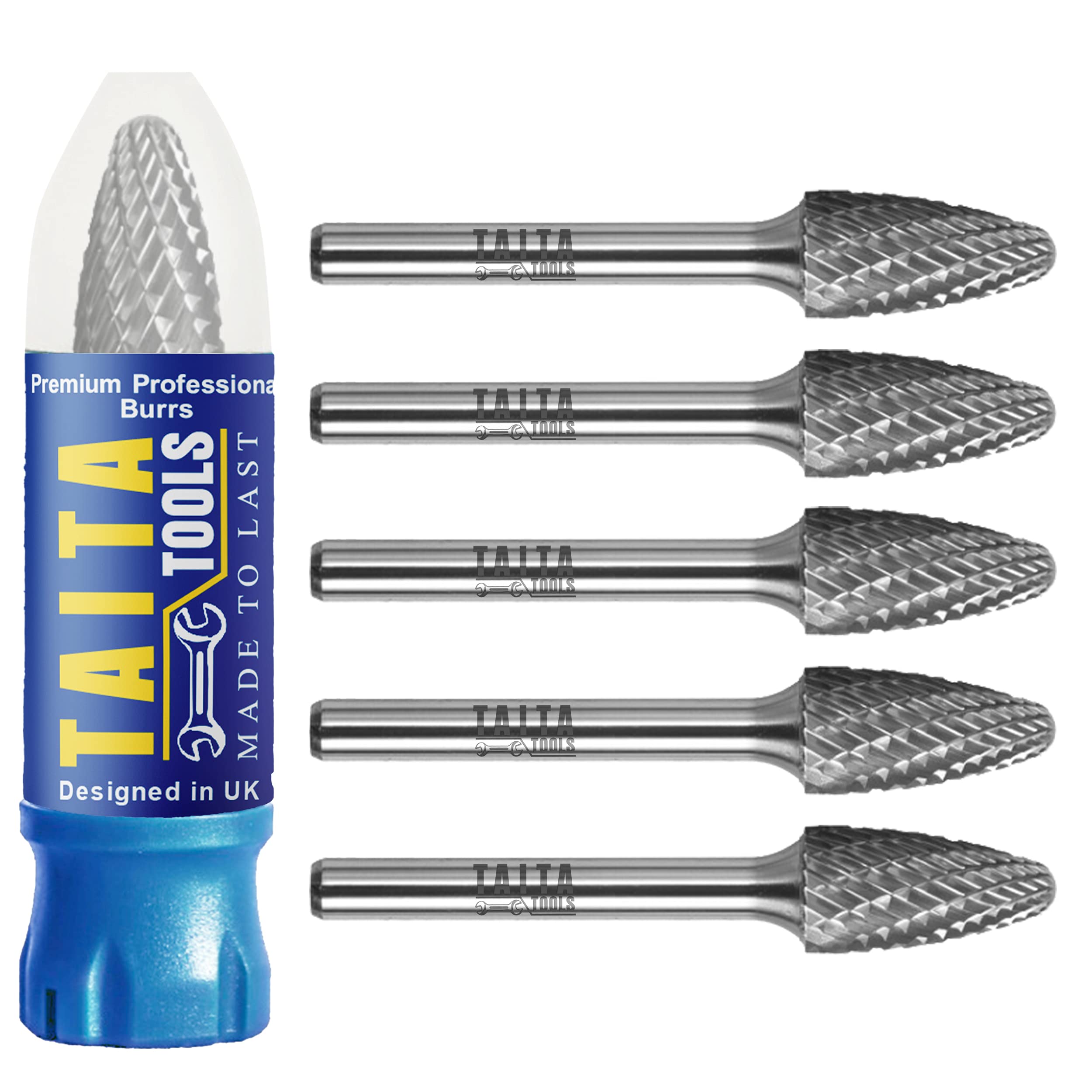 Carbide Burr SF-3 Rotary Bit - Silver 1/4" Shank-image-0ecd6396-b470-4785-a873-5231519722c8-125541