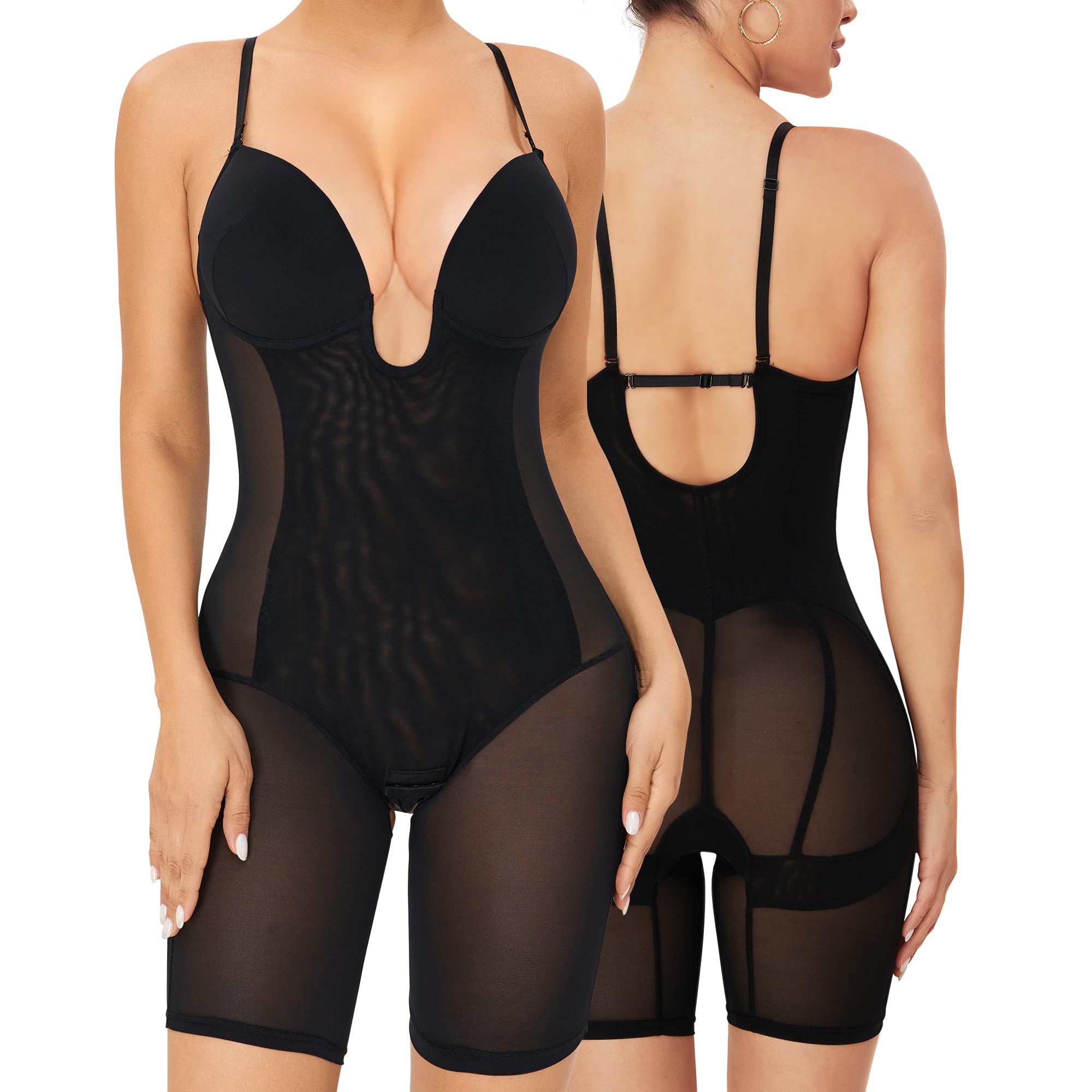 Women's Body Shaper Bodysuit - Black XXL-image-1769fdab-4973-4378-b308-ddf6a93fc583-266102