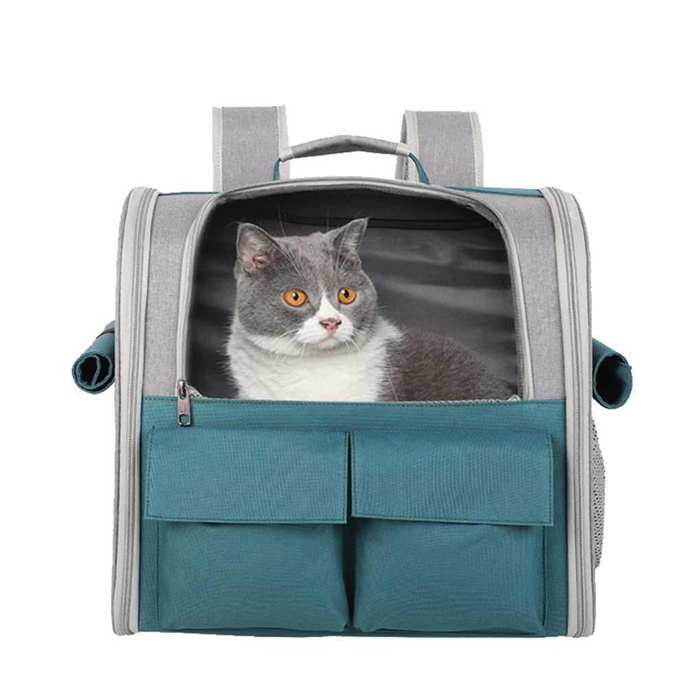 Pet Carrier Backpack Capsule Travel - Green 40x25x38cm-image-324c2c52-c6c4-4e56-a935-1b9d8be72426-268934