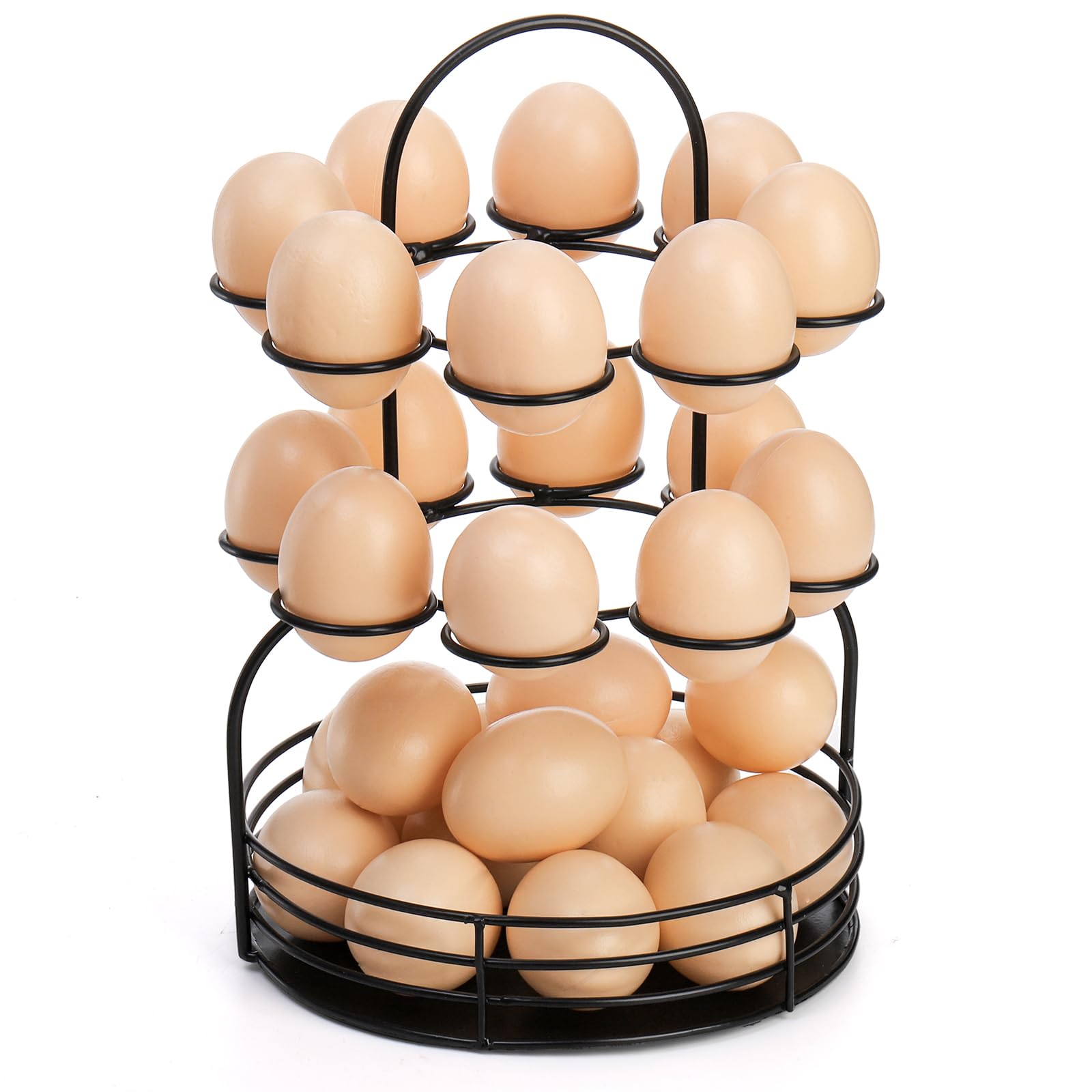 3-Layer Metal Egg Holder with Handle - Farmhouse Style, Holds 16+ Eggs, Space-Saving Design-image-4fb856e3-1c3c-4e4c-850c-462a7596a859-57471