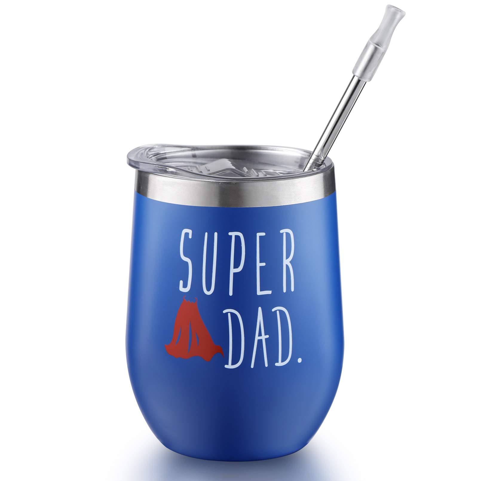 Father's Day Gift: Insulated Tumbler 12oz - Leak-Proof Travel Mug with Lid & Straw for Dad, Husband, Man-image-cb2aab4b-da28-42b9-a679-e0915fe246ea-66327