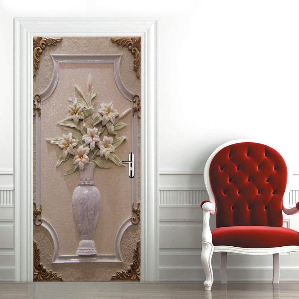 3D Door Wall Sticker Mural Decal - Mt*1506 (30.31"x78.7")-image-71ed3f5c-1101-4713-92b4-dd0ed026137b-113030