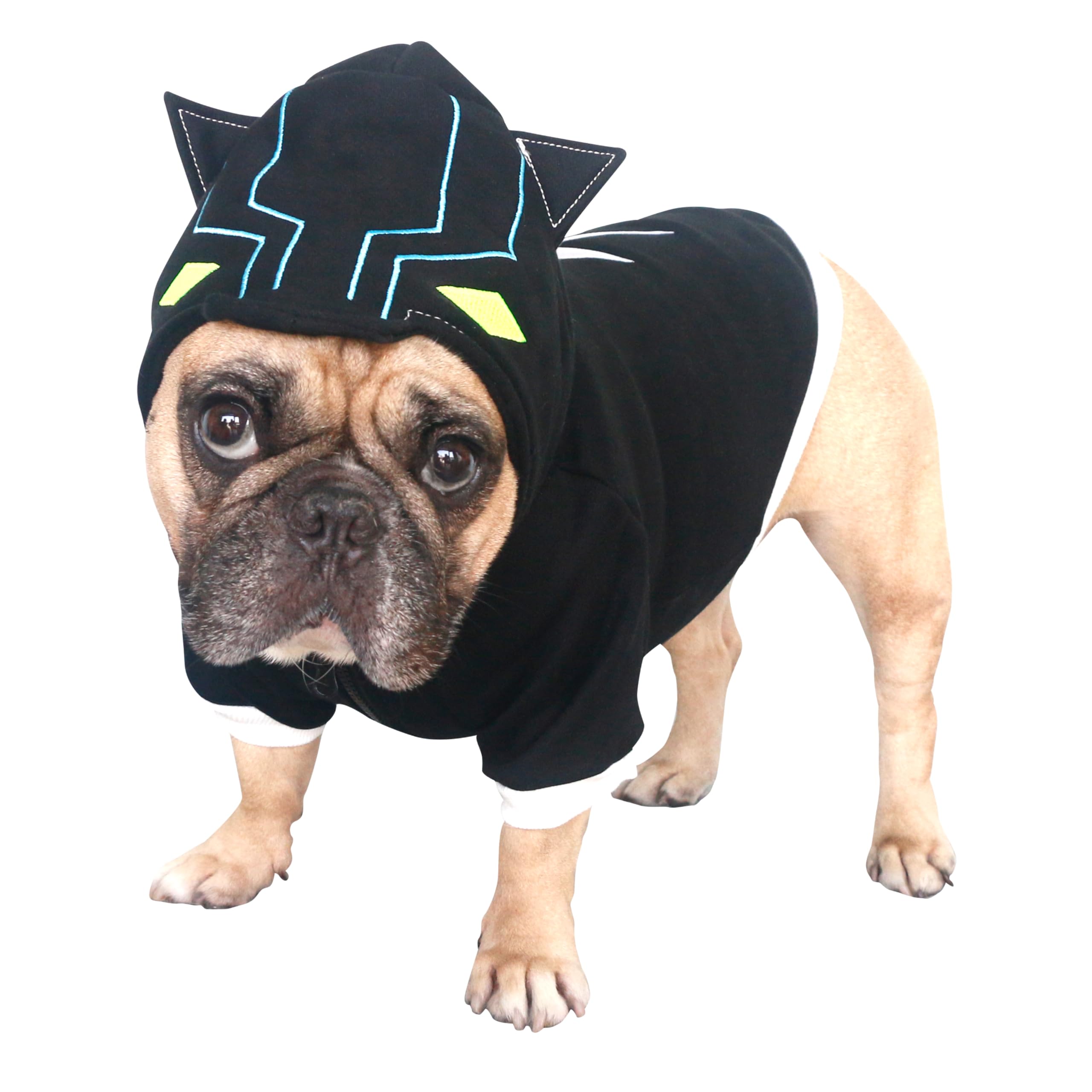 Dog Hoodie Costume Warm Coat - Black Panther Large-image-49e868c6-7cc5-479a-a517-17453812813d-122141
