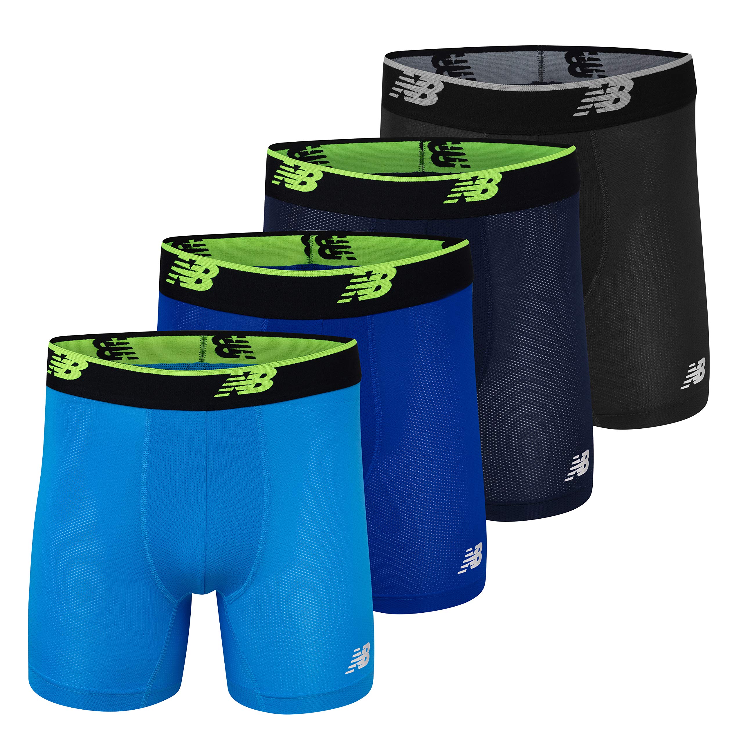New Balance Men's Ultra Soft Mesh No Fly of 5" Boxer Briefs(4-Pack-image-9f123a97-cd0e-4244-96c3-28e574880059-64749