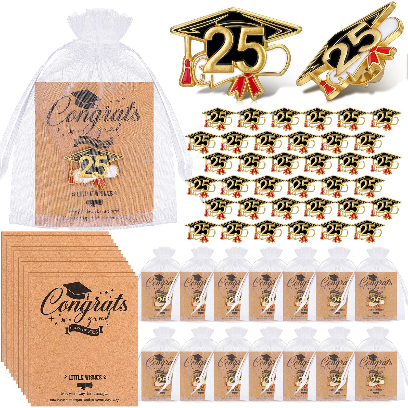 Graduation Gift Set 108 Pcs - Black/Red/Gold-image-ae21c7f3-34e2-4fb0-86c0-64402a3594bc-88199
