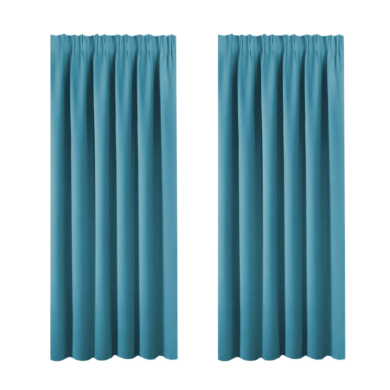 Blackout Curtains 2 Panels - Turquoise Blue 90x72 inch-image-aff9f5f2-c56e-4653-abf9-d657da1f38b8-104559