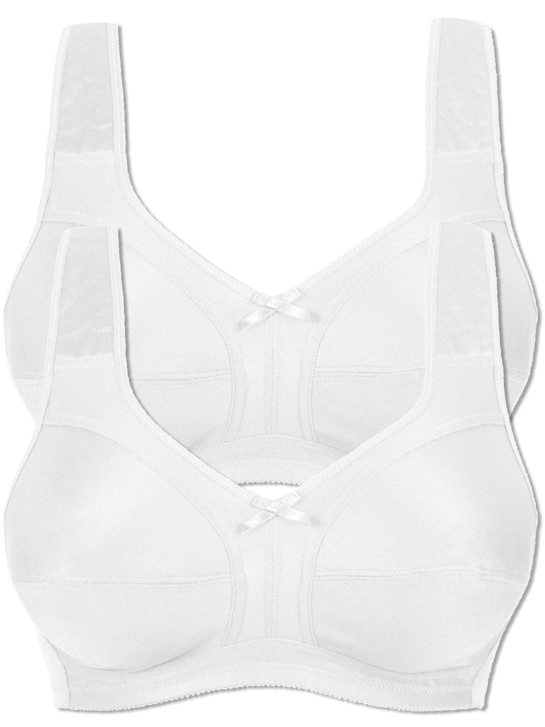 Naturana Wireless Soft Bras Size Cup E: 2-Pack White 105-image-2e978d99-b814-4fd1-ba6b-fddc5c66c4ca-44555