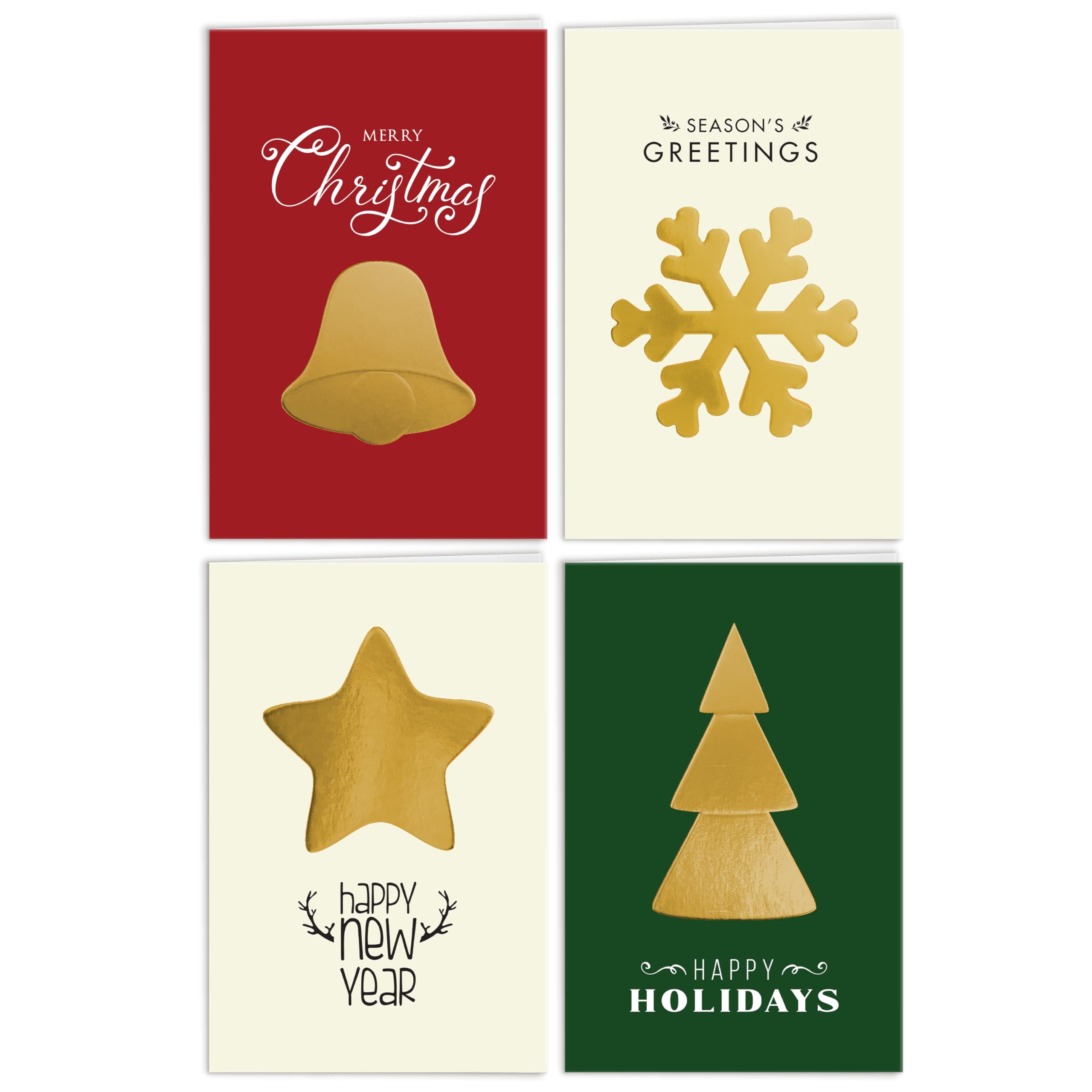 Christmas Greeting Cards Set 80 Pack - Assorted Colours 80 Cards-image-9c08c11f-dea5-43a3-938e-22684cdb36f1-109712