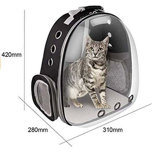 Vivicreate Large Cat Backpack Carrier - Transparent Bubble, Ventilated, For Cats Up To 13 Lbs, Travel & Hiking