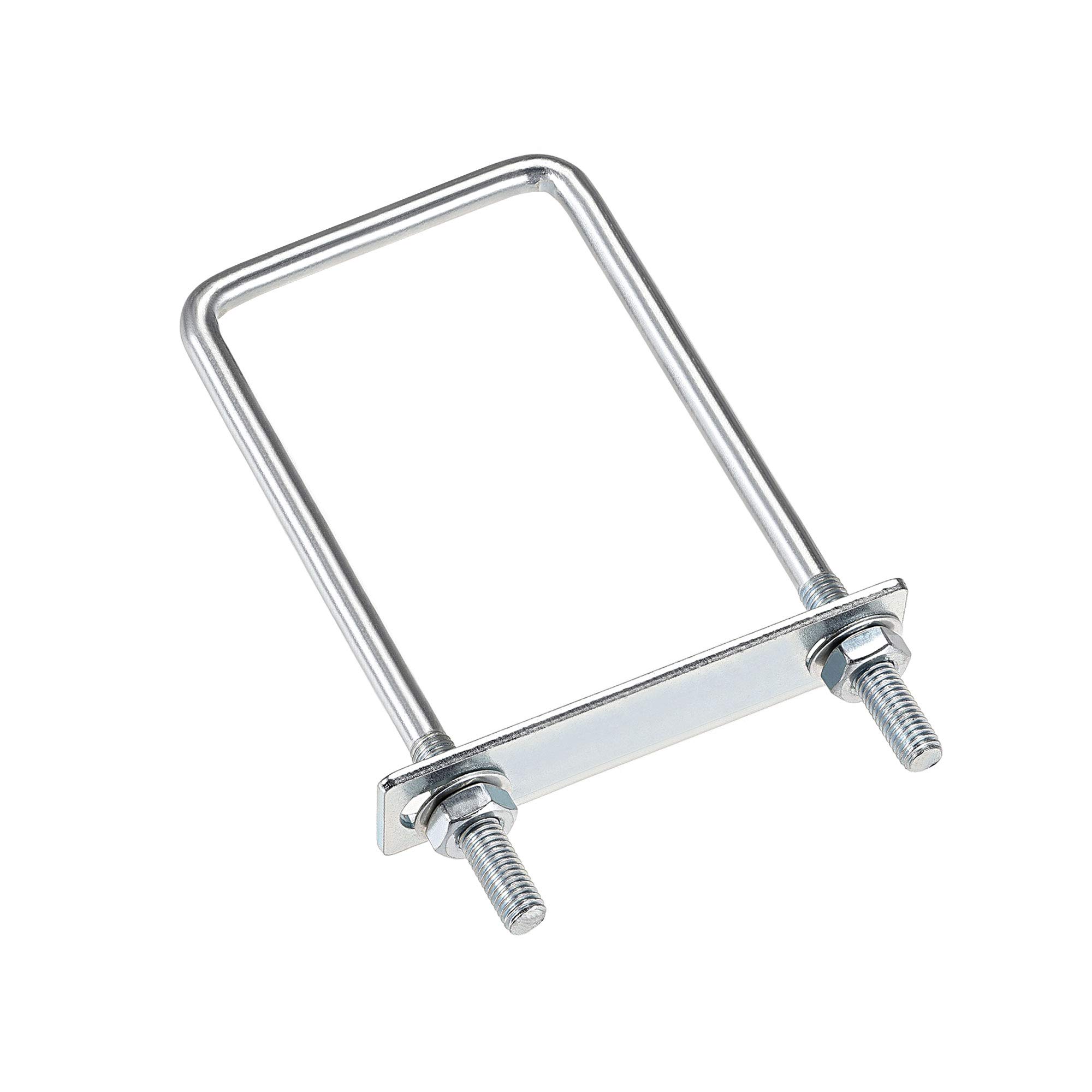 Square U-Bolts 60mm Inner Width 150mm Length Carbon Steel M8 with Nuts & Washers - 4 Set-image-a28c990d-4ac3-4b5e-9603-6ccb0cf402ad-60727