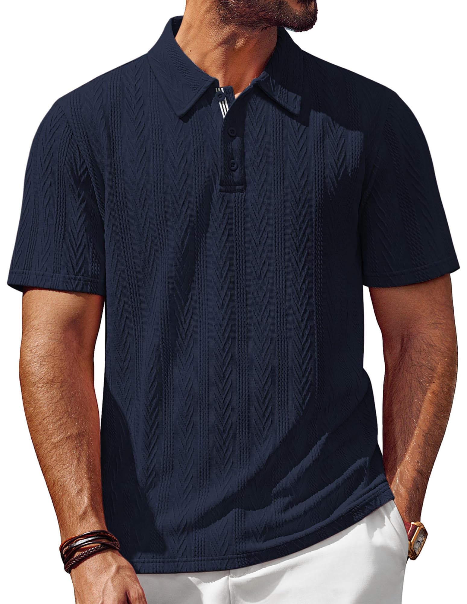 Men's Polo Shirt - Navy Blue Size S-image-9bcd6005-0ff7-419c-8a3c-8058b84ad967-91086