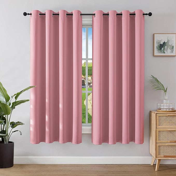 Blackout Curtains - 55x68 Inch Pink-image-20488864-8e48-438d-ae93-3af3c1e32d71-93596