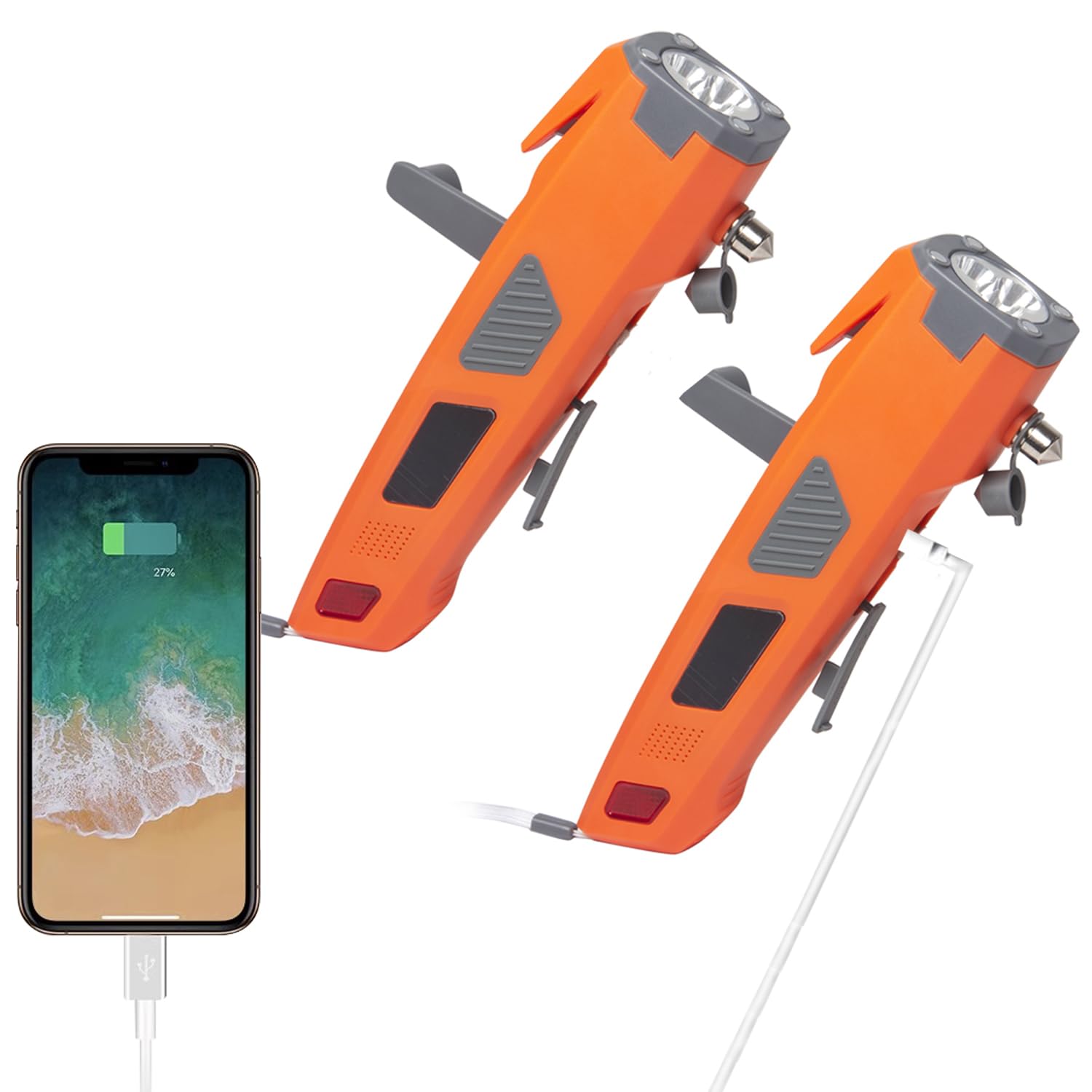 Car Safety Hammer 8-in-1 Tool - Orange 2pcs-image-7c24cf25-5255-4f4a-be4c-cb33eb56a4b3-106883