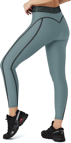 Women's High Waisted Workout Leggings - Grayish Green S-image-d2804917-ad88-4591-aae6-5c043e00e7d5-88633