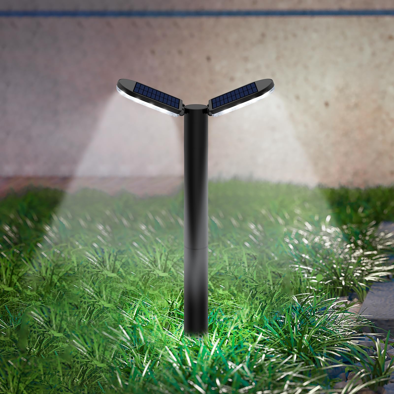Solar Lawn Lights 2 Pack - Warm/Cold White 68cm-image-4b5b7ff9-7e4e-4672-b332-efc3149f5f59-90098