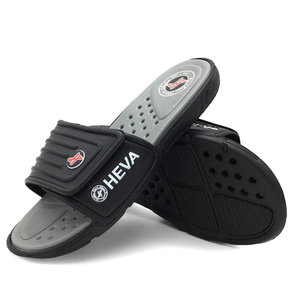 Men's Slide Sandals - Black/Grey UK 6.5-image-c3f914cc-99fa-470f-9090-d867945c58b3-82700