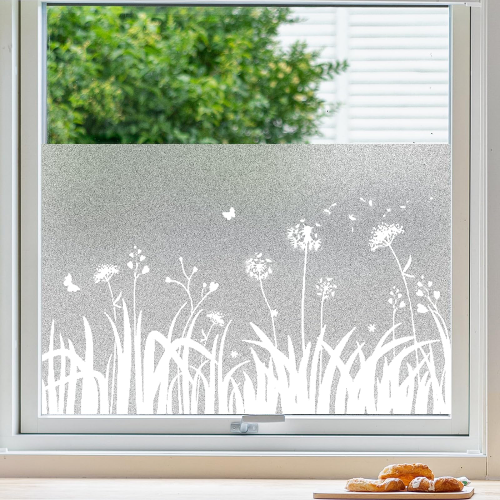 Frosted Privacy Window Film - 90x400cm Dandelion-image-ad4c8271-0029-457f-b553-c5009a70ecfe-90086