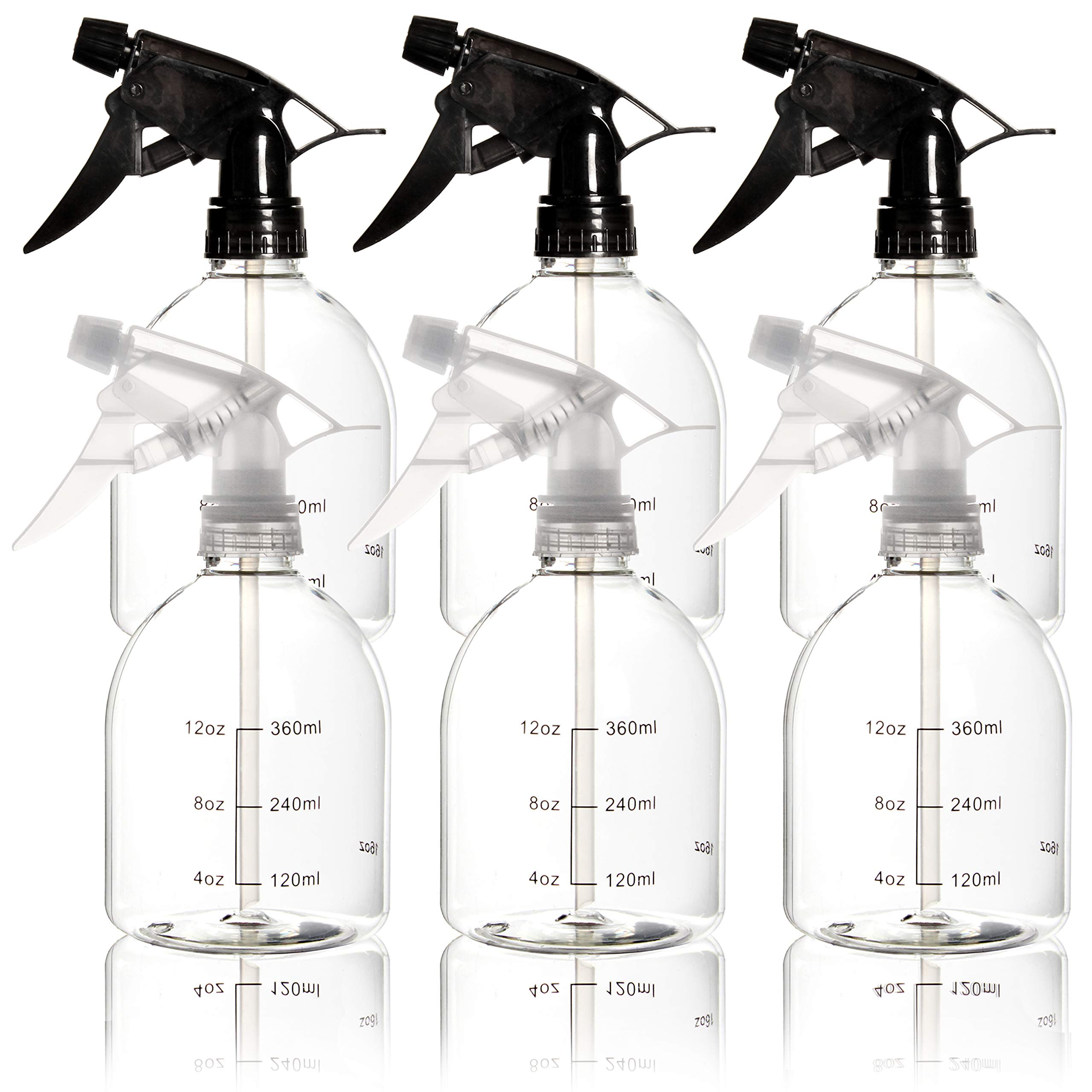 Youngever Pack Empty Plastic Spray Bottles, Spray 6 500ML (3 3 Black)-image-4c1502dd-ab3f-453a-8d89-915cdcd91480-61510