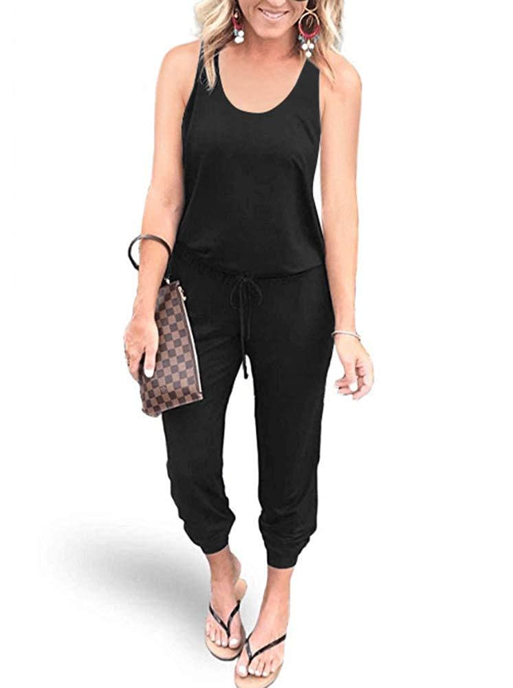 Women's Sleeveless Jumpsuit - Black Medium-image-90dee7aa-1820-430b-994b-3d295f5a8799-92582
