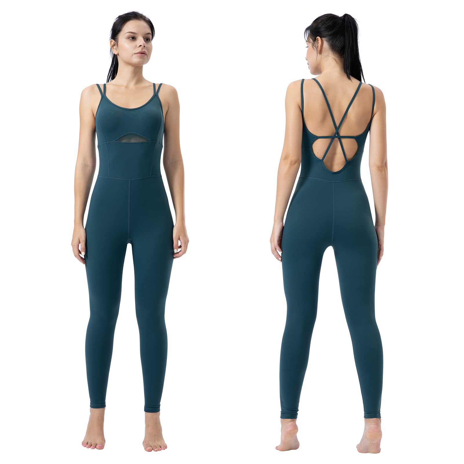Women's Sports Jumpsuit - Green XL-image-d2921c5a-5d36-432c-94f6-5ce85b14829d-109987