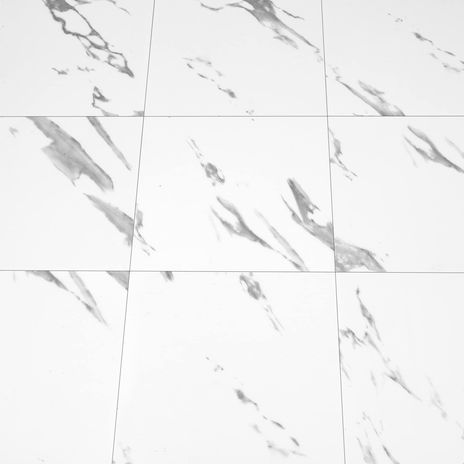 Vinyl Floor Tiles - White Marble 30x30cm 10pcs-image-24eaac38-03a7-41d7-8f7c-c02f67a48ea5-91136