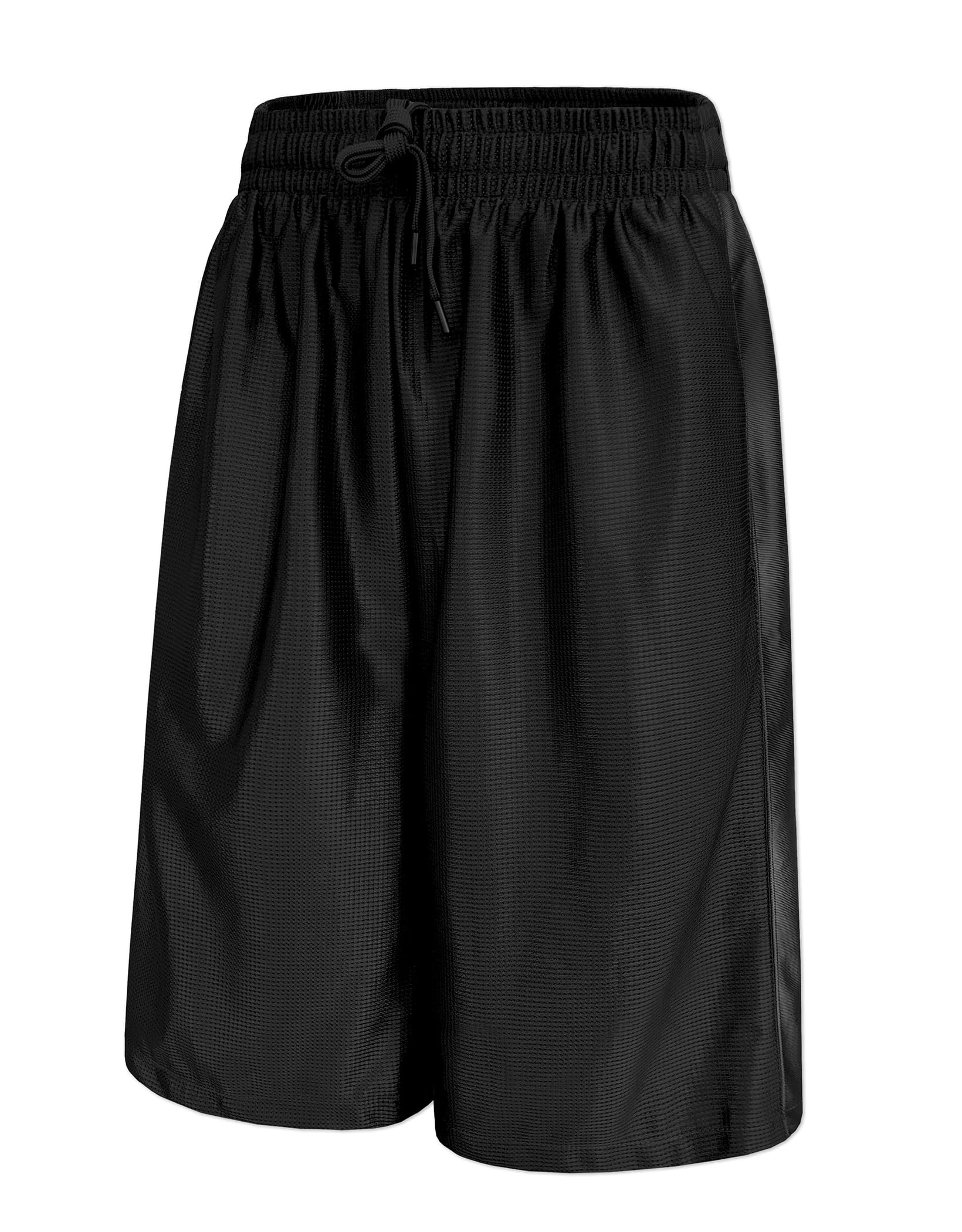 Men's Retro Basketball Shorts - Black L Long-image-cc23858d-cab4-427f-9d17-076c79e4b976-105002