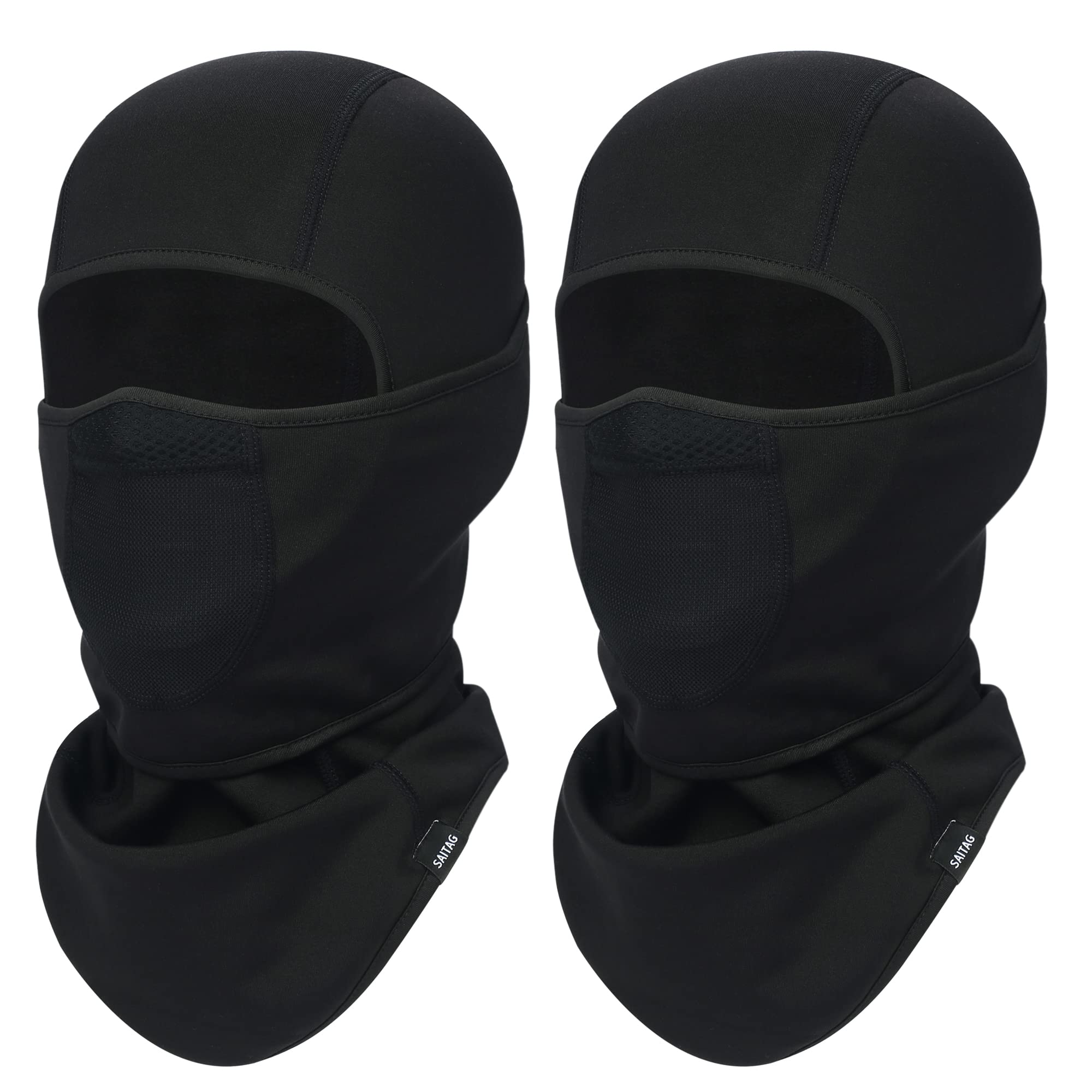 Winter Balaclava Face Mask - Black One Size-image-48e921be-c6c7-48fa-bd02-3715bfd60c8c-118673