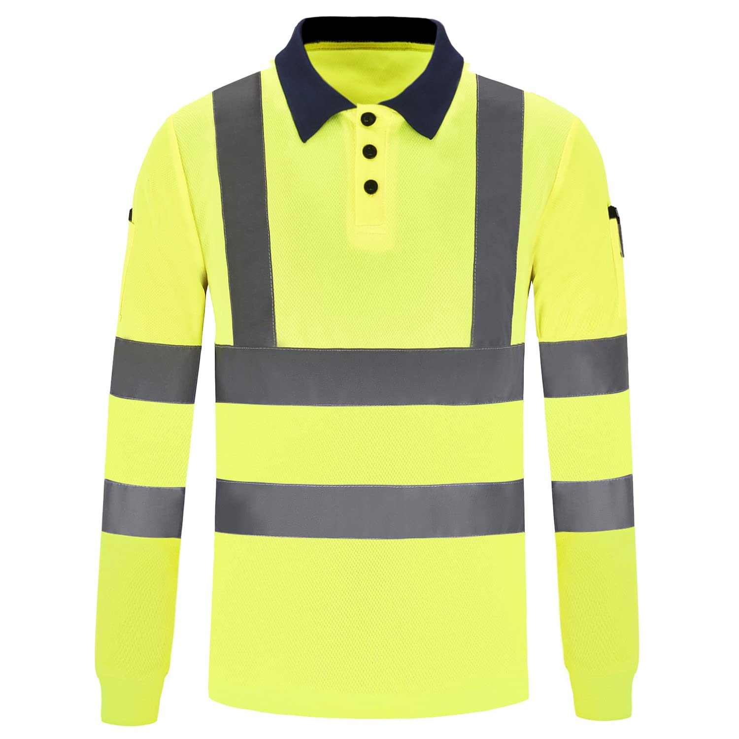 Men's Hi-Vis Polo Shirt - Yellow S-image-647811da-865a-4b68-94de-5c875273117f-112783